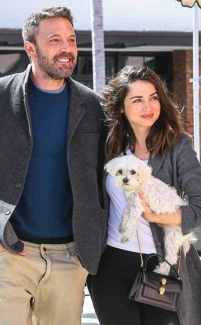 Ben Affleck, Ana de Armas, dog, National Puppy Day 2020